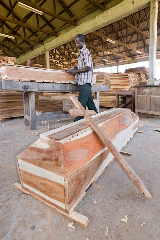 Due to the HIV-AIDS crisis a timber sawmill&lt;p&gt; decided to employ carpenters to make coffins