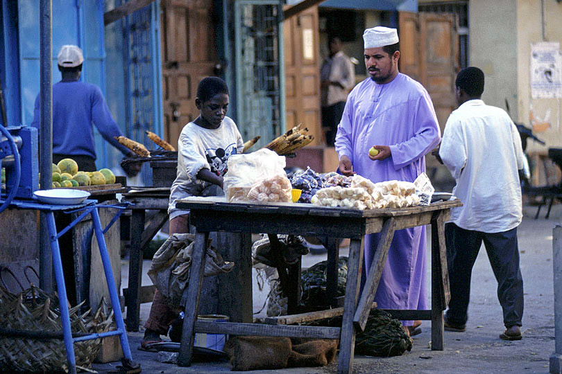 A boy sells refreshing sugarcane juice &lt;p&gt;in the streets of Stone Town